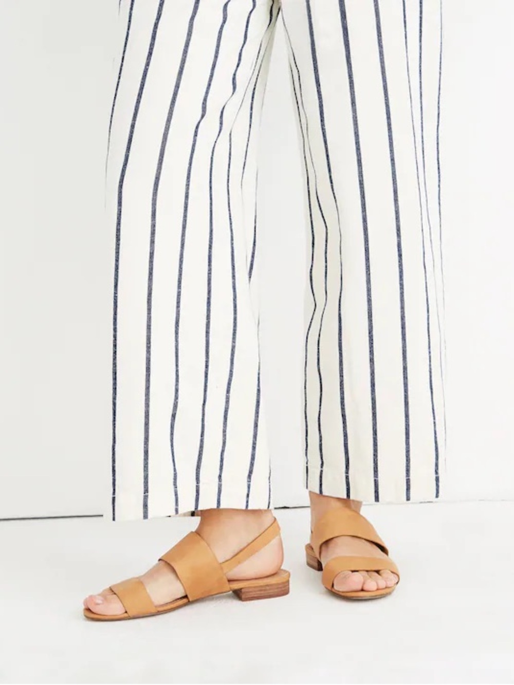 Madewell The Elena Slingback Sandal in Desert Camel 8.5